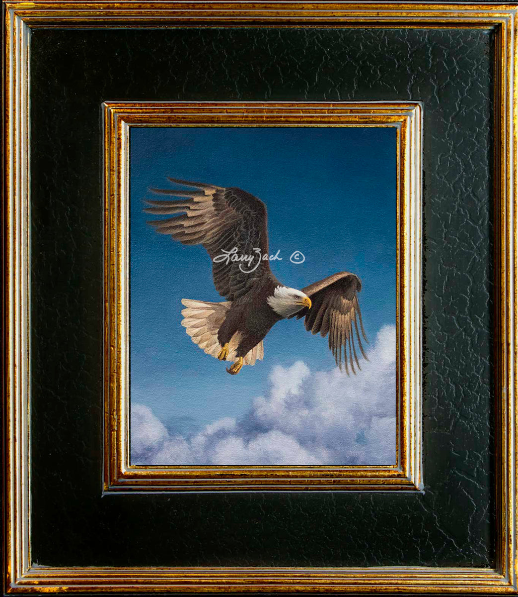 Flying High – Bald Eagle – Larry Zach Wildlife Art
