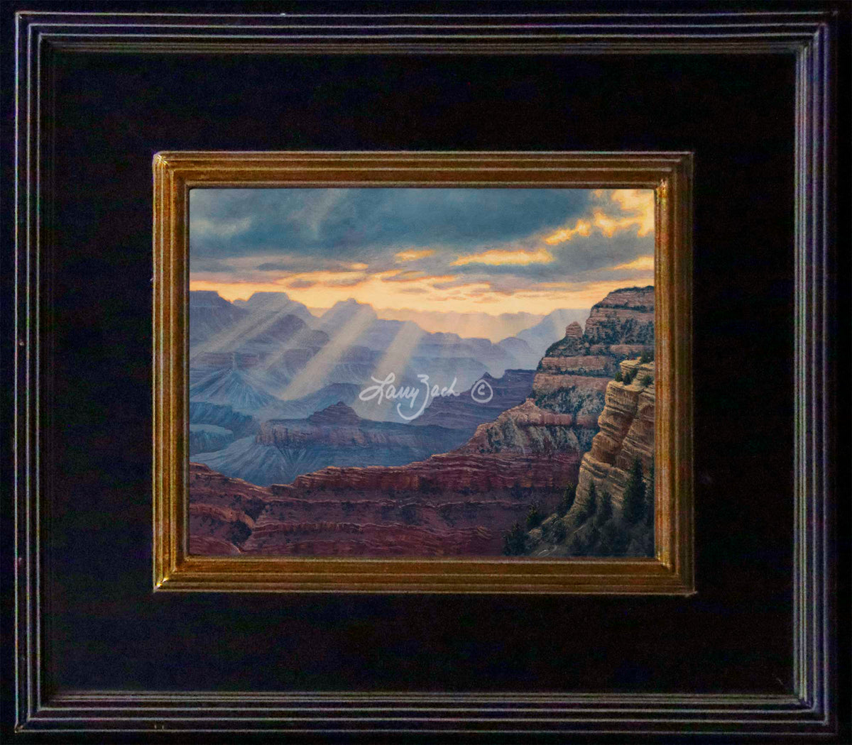 South Rim Sunrise painting by Larry Zach – Larry Zach Wildlife Art