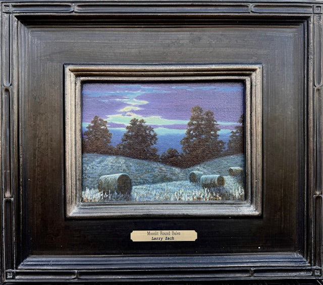 Moonlit Round Bales - Original