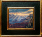 Gold frame with black crackle