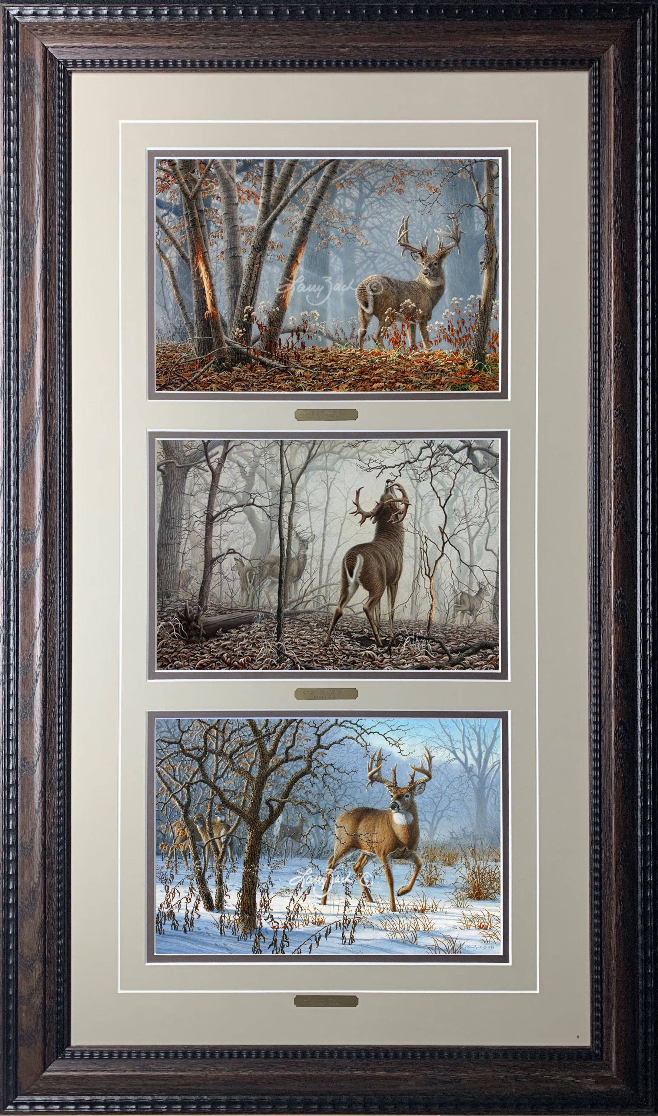 Open Edition Triple Decorator Paper Framing Tan Combo