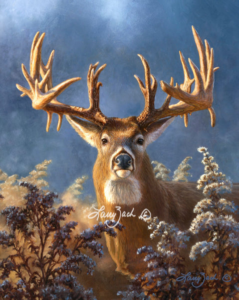 Sieck Buck Portrait – Larry Zach Wildlife Art Sieck Buck Portrait – Larry Zach Wildlife Art